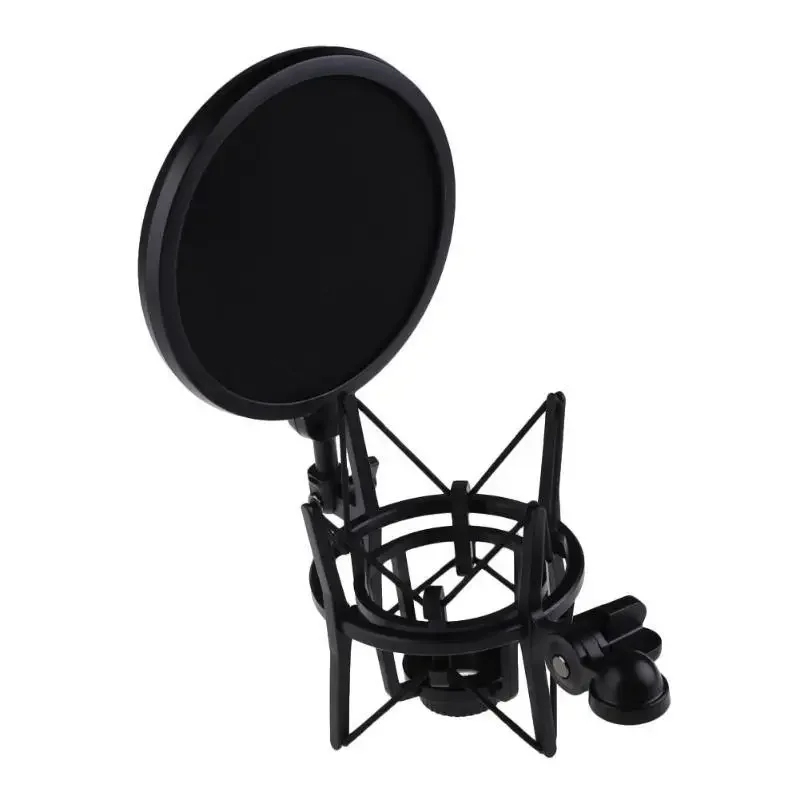 

Профессиональное Противоударное Крепление для микрофона с защитным фильтром для микрофона с хвостовой трубкой