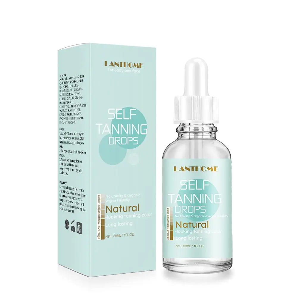 

Self Tanning Drops Body Concentrated Skin Care 30ML Tanning Drops Lotion Cream Long Lasting Suntan Suitable for All Skin