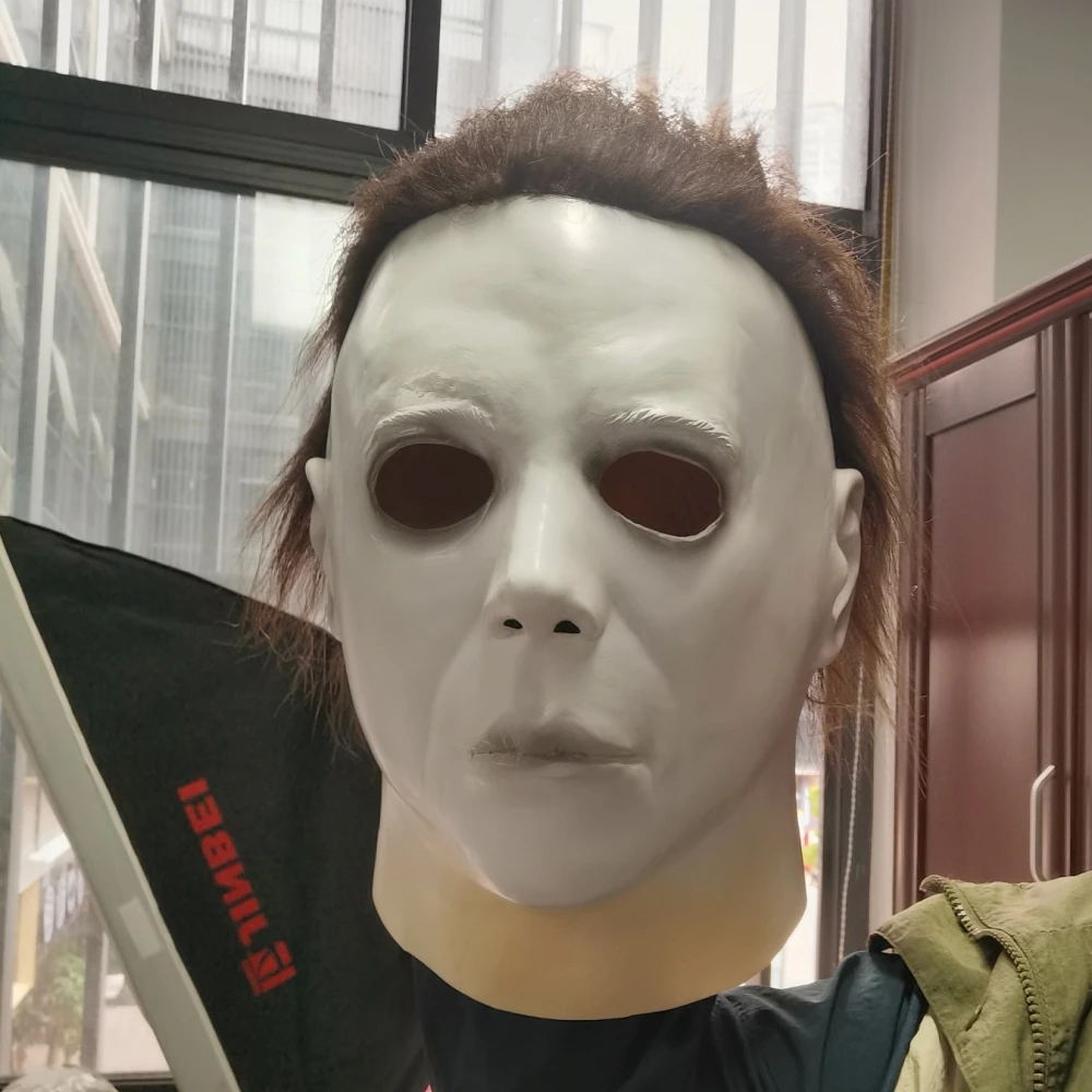 

1978 Classic Michael Myers Mask Cosplay Horror Movie Halloween Latex Helmet Full Face Headwear Masquerade Party Costume Prop