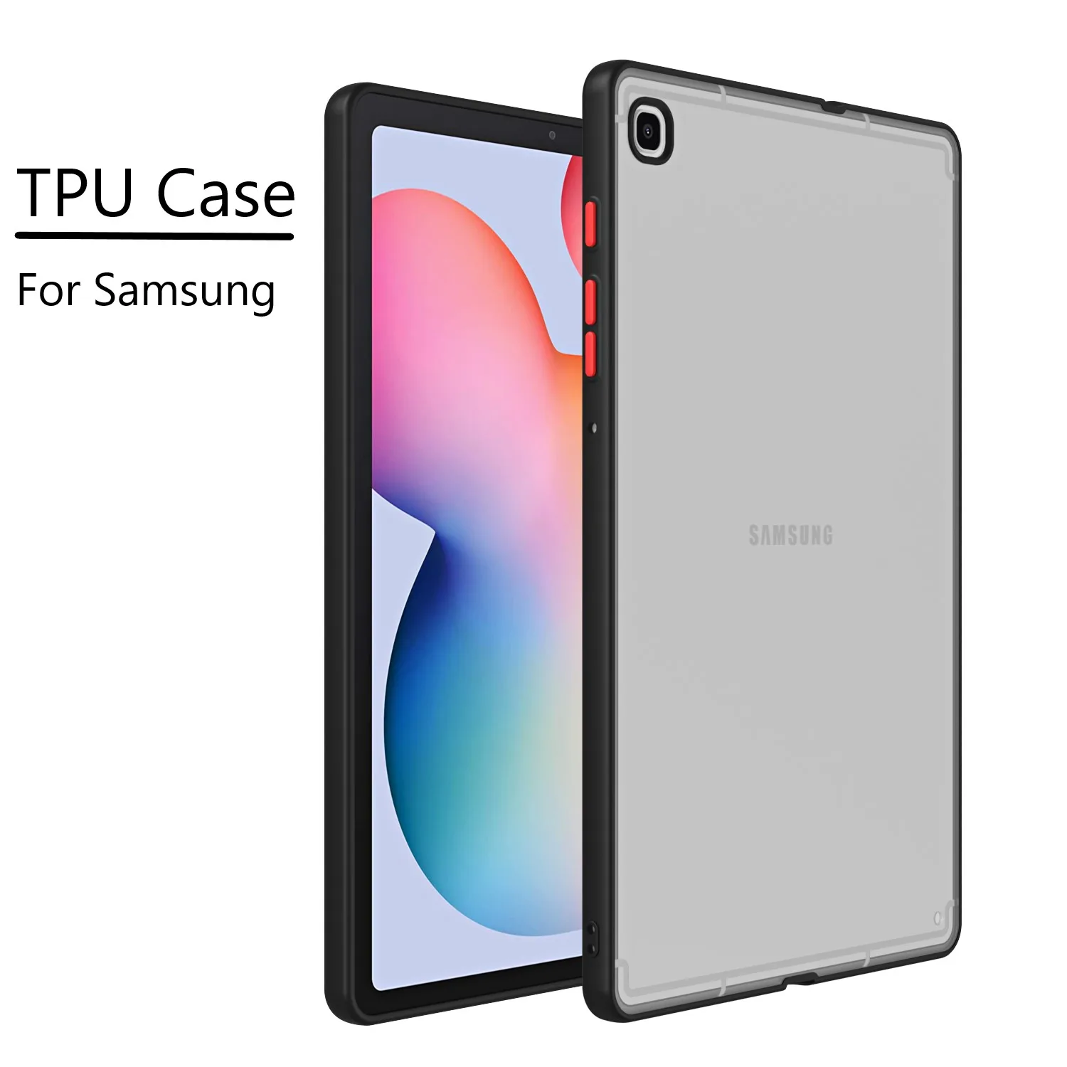

TPU Soft Back Case For Samsung Galaxy Tab A8 10.5 X200 A7 T500 Lite t220 8.7 T290 For S8 X700 S7 T870 S6Lite 10.4 P610 P619 P613