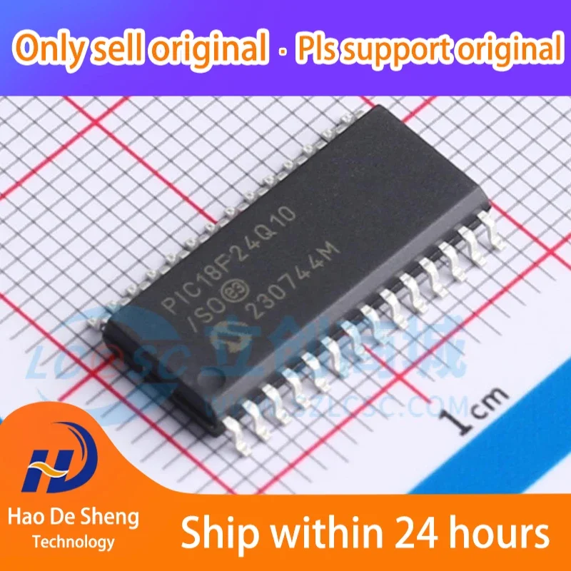 10 шт./партия Φ/SO PIC18F24Q10-I SOP28 новая Оригинальная фотография
