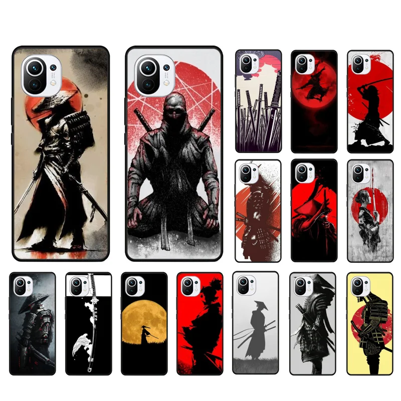 

Japan The samurai Ninja Phone Case for Xiaomi 12 Mi 10T 11T 11 Pro 10 10T 11 lite 10pro 11Ultra Poco X3 Pro Poco F3 M3