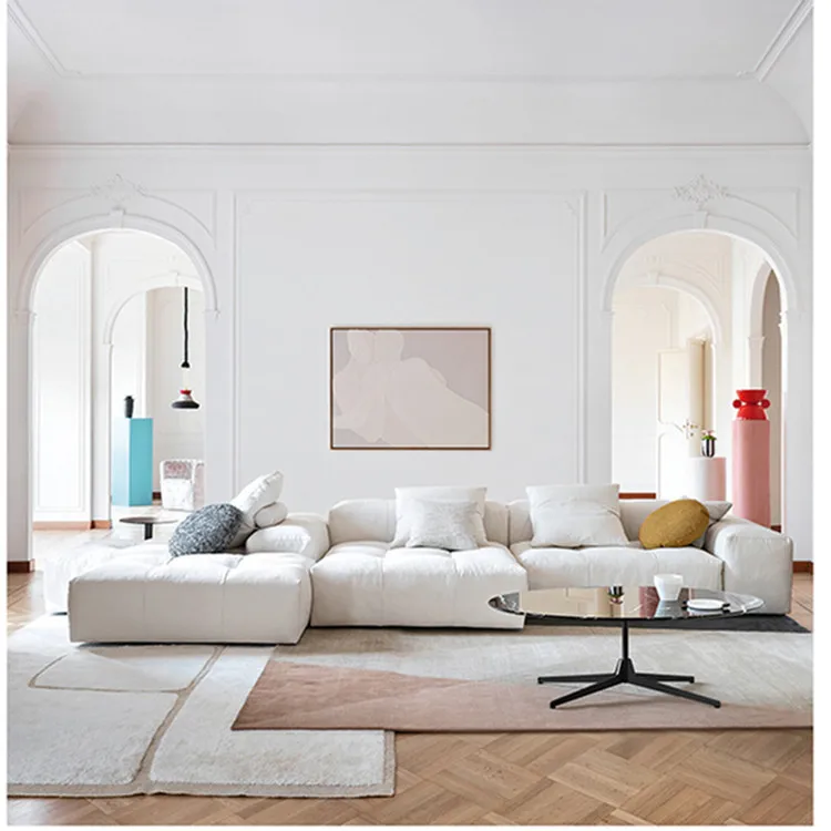 Большой мягкий тафтинговый диван Sergio Bicego The Pixel Модульный Секционный Высоко