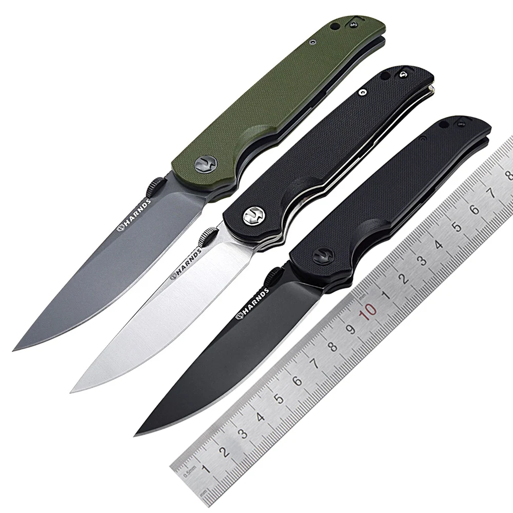 

Harnds Vanguard Folding Knife D2 Blade G10 Handle Outdoor Hunting Camping Survival Tool Tactical EDC Pocket Knives CK7207