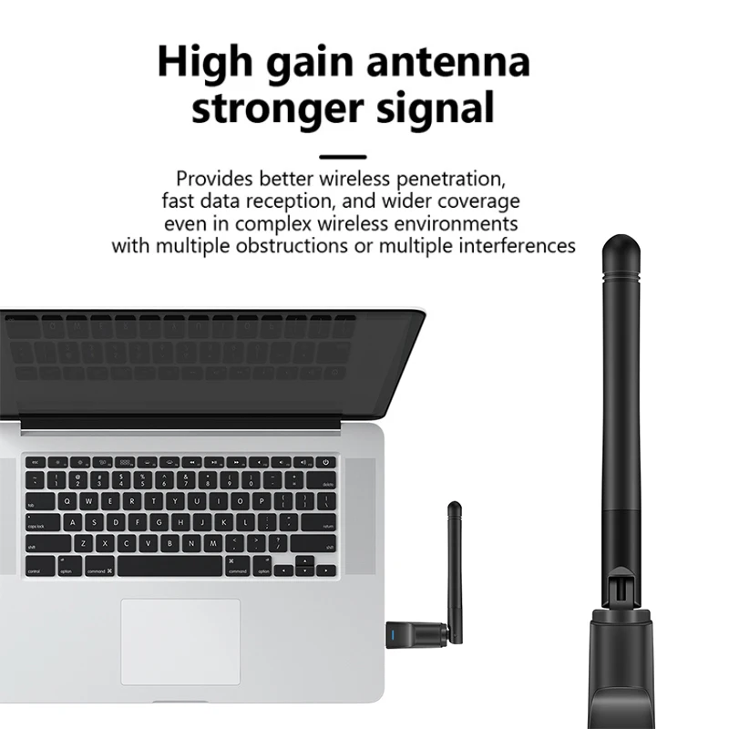 Фото MT7601 Mini USB Wi-Fi адаптер 150 Мбит/с Беспроводная сетевая карта RTL8188 Сетевая карта Wi-Fi приемник для ПК Настольный ноутбук 2,4 ГГц №4