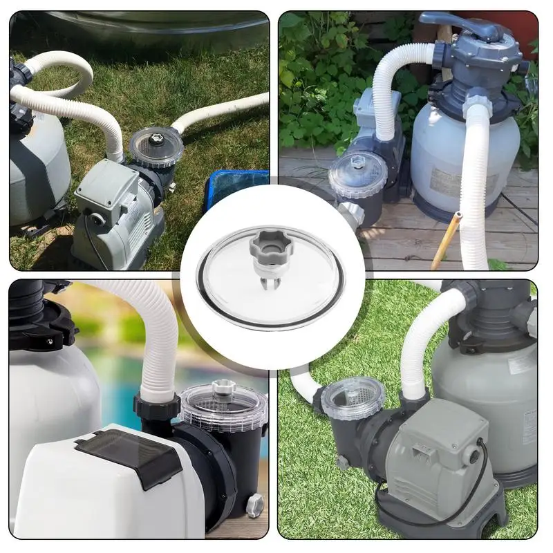 Крышка ловушки для бассейна насоса с клапаном и 2 уплотнительными кольцами