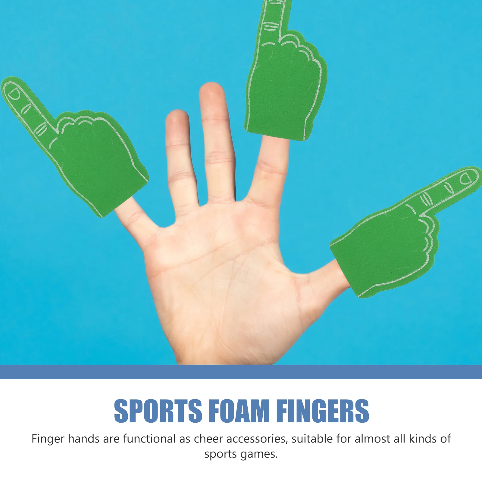 12 шт. аплодисменты помпоны пенопластовый ручной футбол реквизит для черлидинга