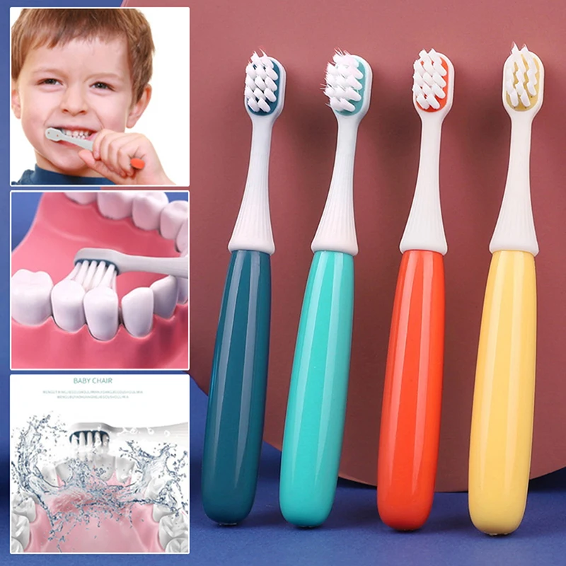 

1Pc Baby Soft Silicone Bristles Toothbrush Non-Slip Handle Tooth Brush For 1-3 Years Old