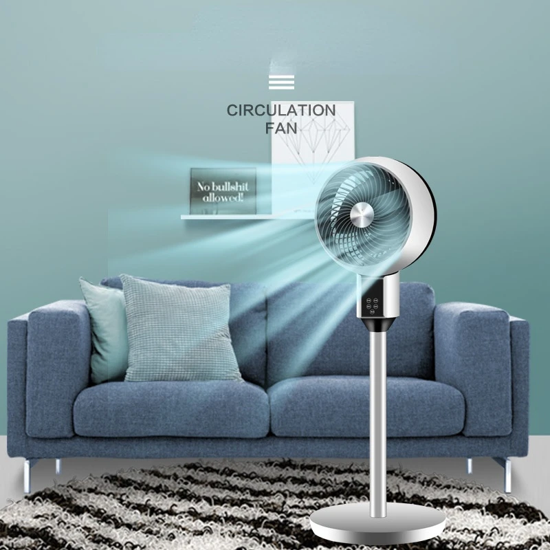 Household Electric Fan Turbo Silent Convection Fan Rotary Floor Standing Fan Portable Fan Floor Fan With Remote Control Air Fan