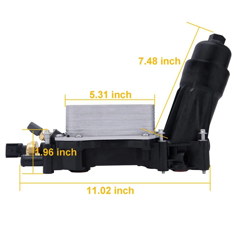 Для Dodge Jeep Ram 17-21 корпус масляного фильтра двигателя 68596318AB 68596317AB 68596317AA 68310865AA 68105583AG