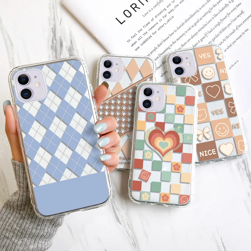 

Case For iPhone 11 Pro Cases Silicone Clear Funda iPhone 13 Pro Max 13 Mini 12 Pro X XR XS Max SE 2020 6 7 6S 8 Plus Back Cover