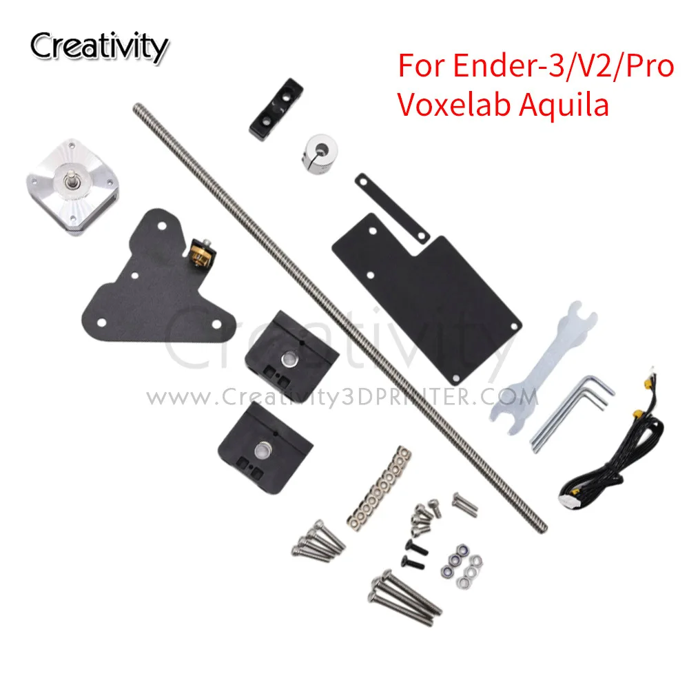 

New Ender 3 Dual Z-axis Upgrade Kit with Lead Screw and Stepper Motor For Ender 3/pro/V2/Voxelab Aqu 3D Printer Parts
