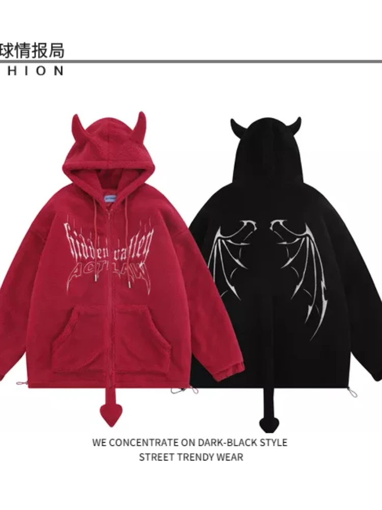 European and American Street Embroidery Hooded Cotton Jacket Women's Fashion Brand Berber Fleece Cotton Coat Coat