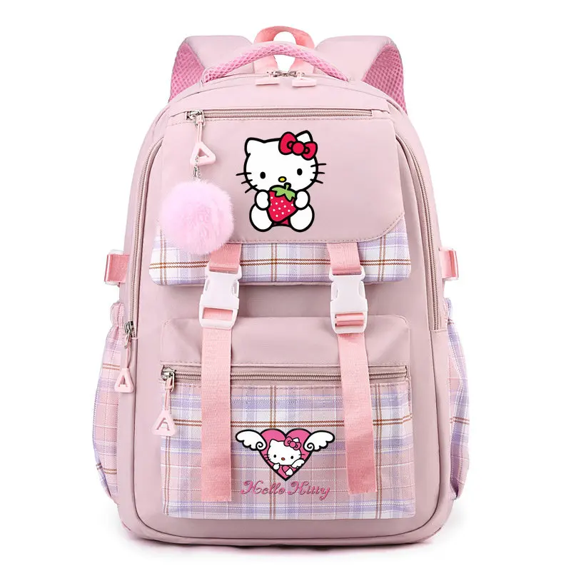 Рюкзак Hello Kitty для мальчиков и девочек мультяшный спортивный ранец ноутбука