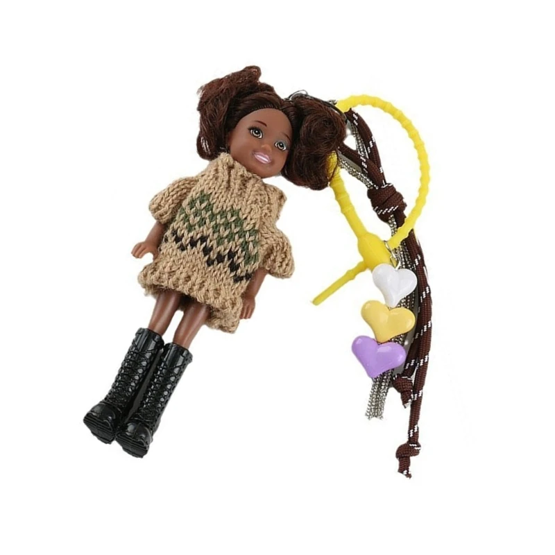 Очаровательный вязаный брелок-кукла очаровательные брелоки из мягкой ткани