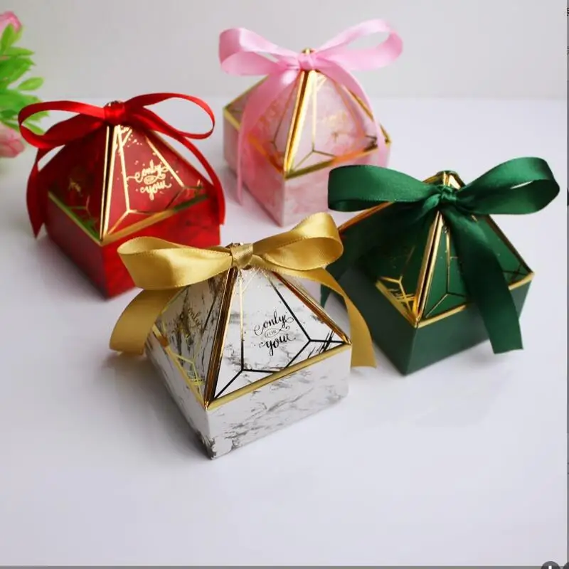 

Лидер продаж, новая башня с бриллиантами, Свадебная коробка для конфет, свадебный подарок, упаковочная коробка, большая и маленькая коробка ...