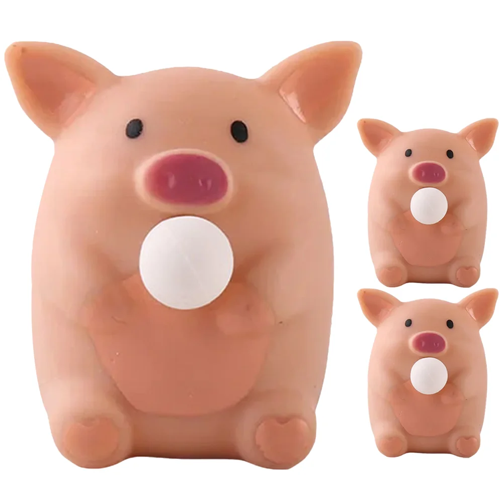 Детские игрушки 3 шт. домашние эластичная свинья милая вечеринка хитрый