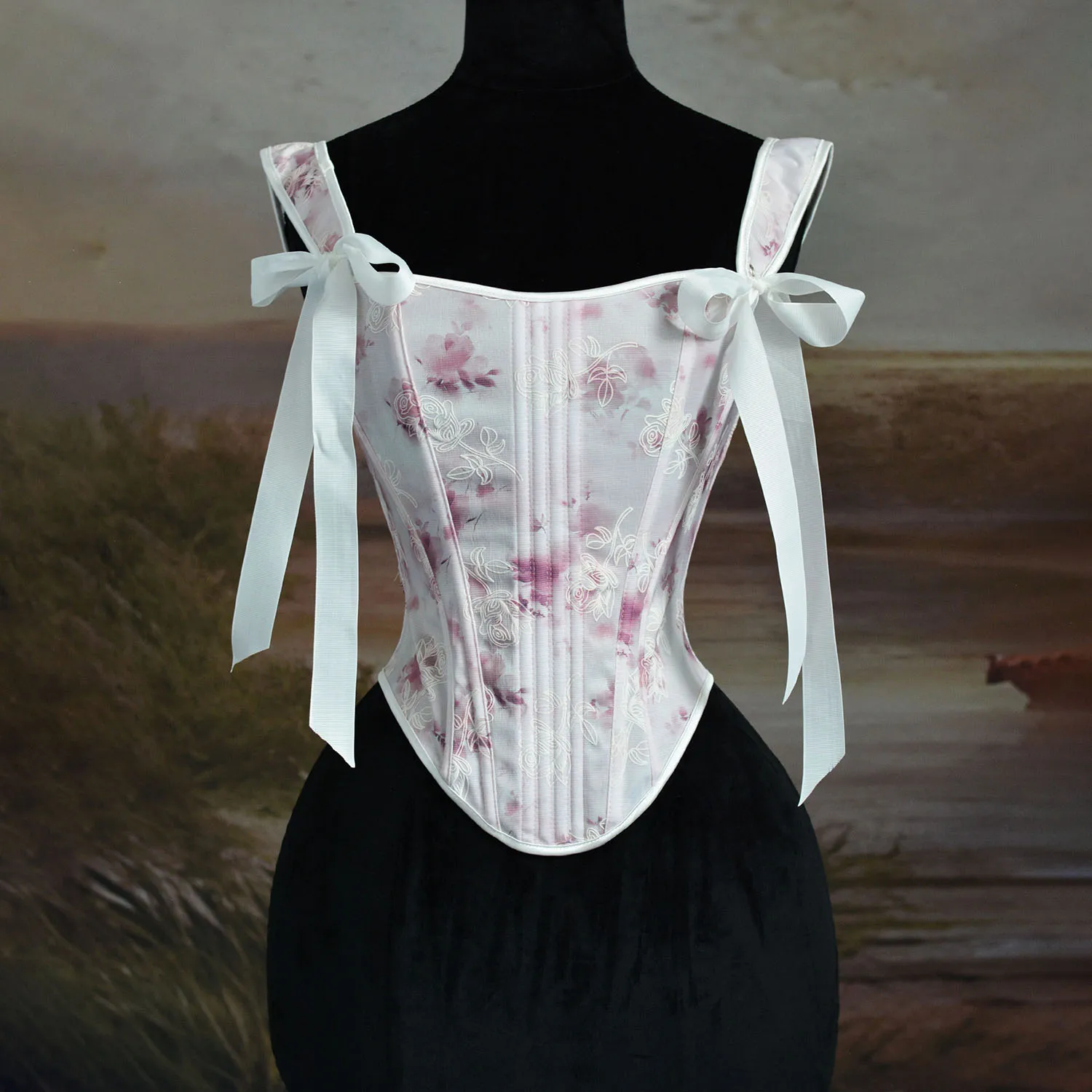 Симпатичный розовый кружевной цветочный женский пляжный сексуальный бюстье