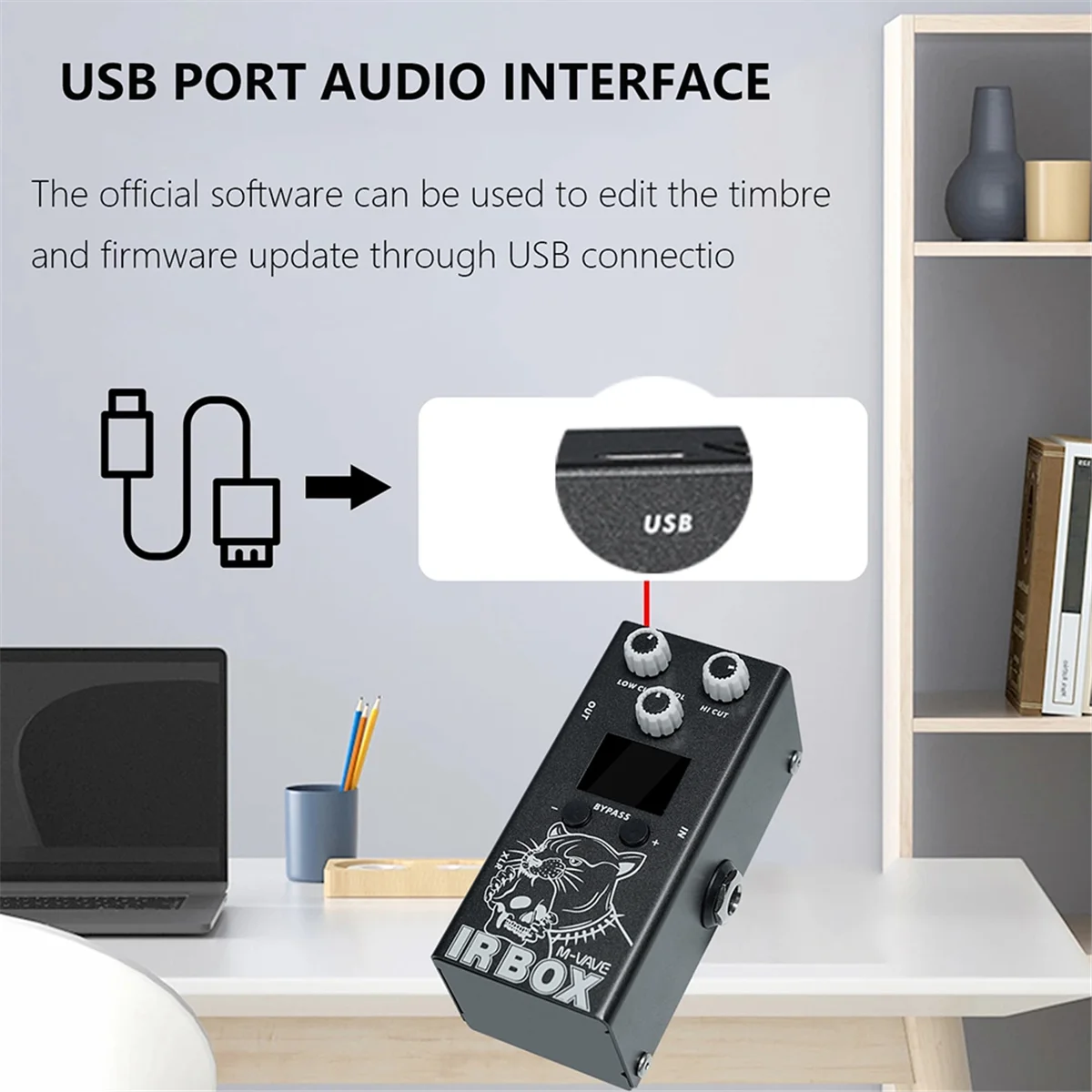 M-Vave IR-BOX эффекты баса для гитары 32 предустановленных опций доступны настройки