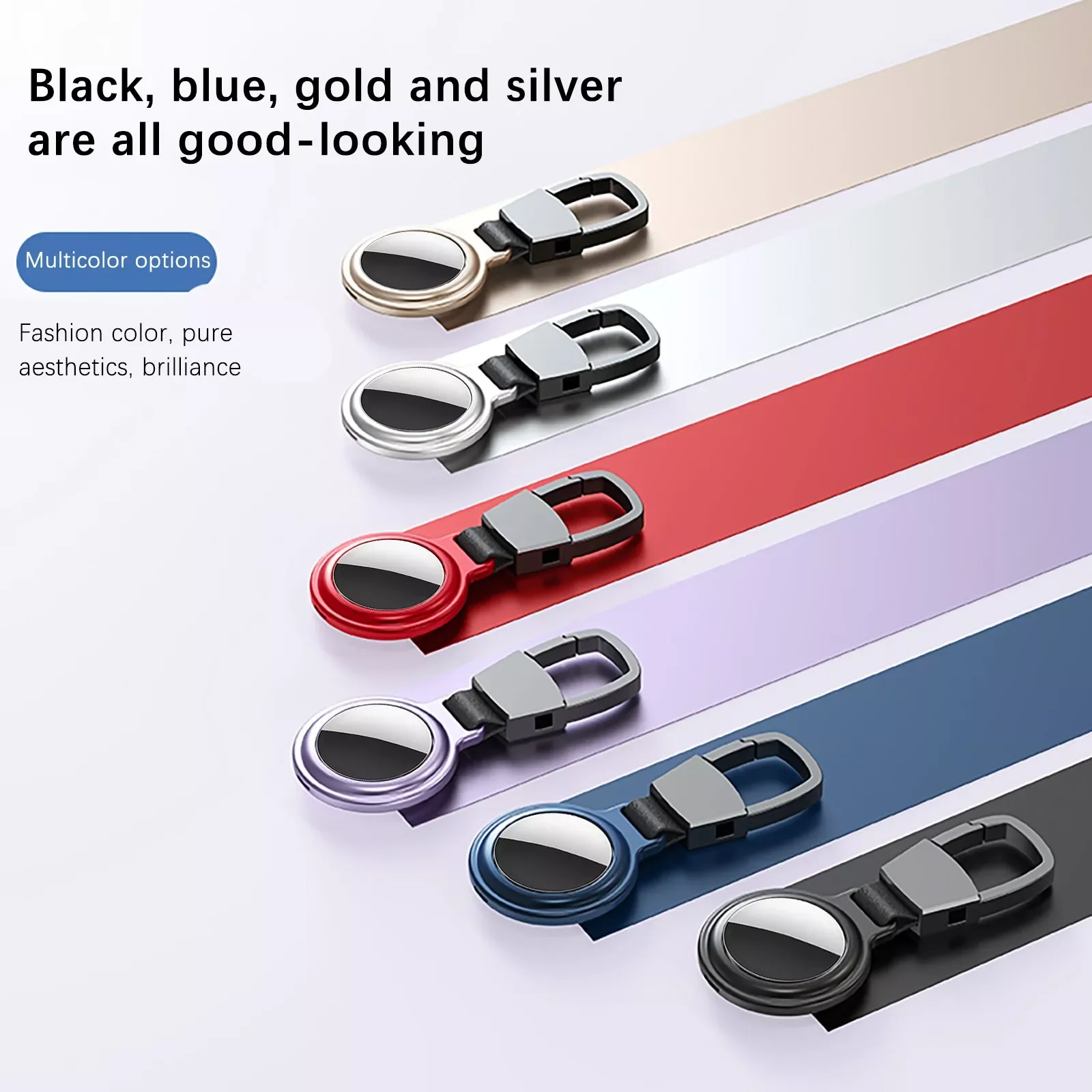 

Hanging Locator Protective Case Shell Pendant Anti-lost Keyring Cover for airtag For Kids Pet Luggage Bag Tracking