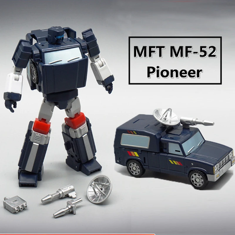 Figuras de acción de Transformers MFT MF-52 MF52 Pioneer Mech, juguetes para Fans de la serie de bolsillo War KO, Robot Boy coleccionable, juguete deformado, regalos