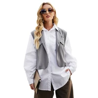 cydnee suit vest womens autumn fashion short jacket new all match suit vest button cardigan top