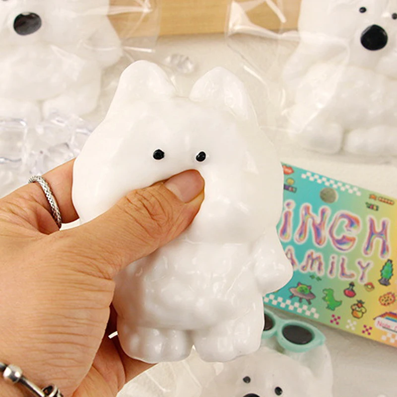 1 шт. милые кавайные мягкие куклы для собак West Highland Pinch Joy сжимаемая игрушка снятия