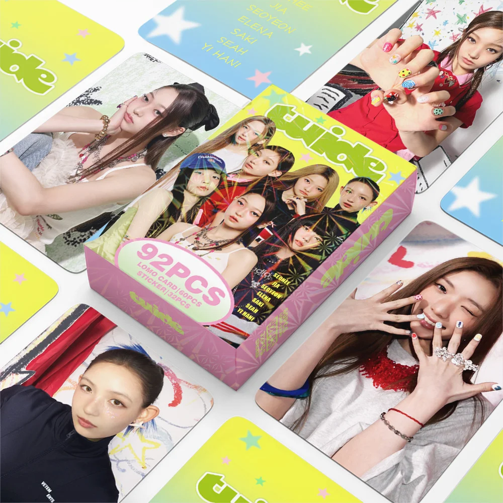 Фото Новый альбом группы TUIDE TUNE&PLAY HD фотокарточка ELENA JIA SAKI SEAH SEOHEE YIHANI SEOYEON в коробке, двусторонняя открытка, подарок для фанатов №2