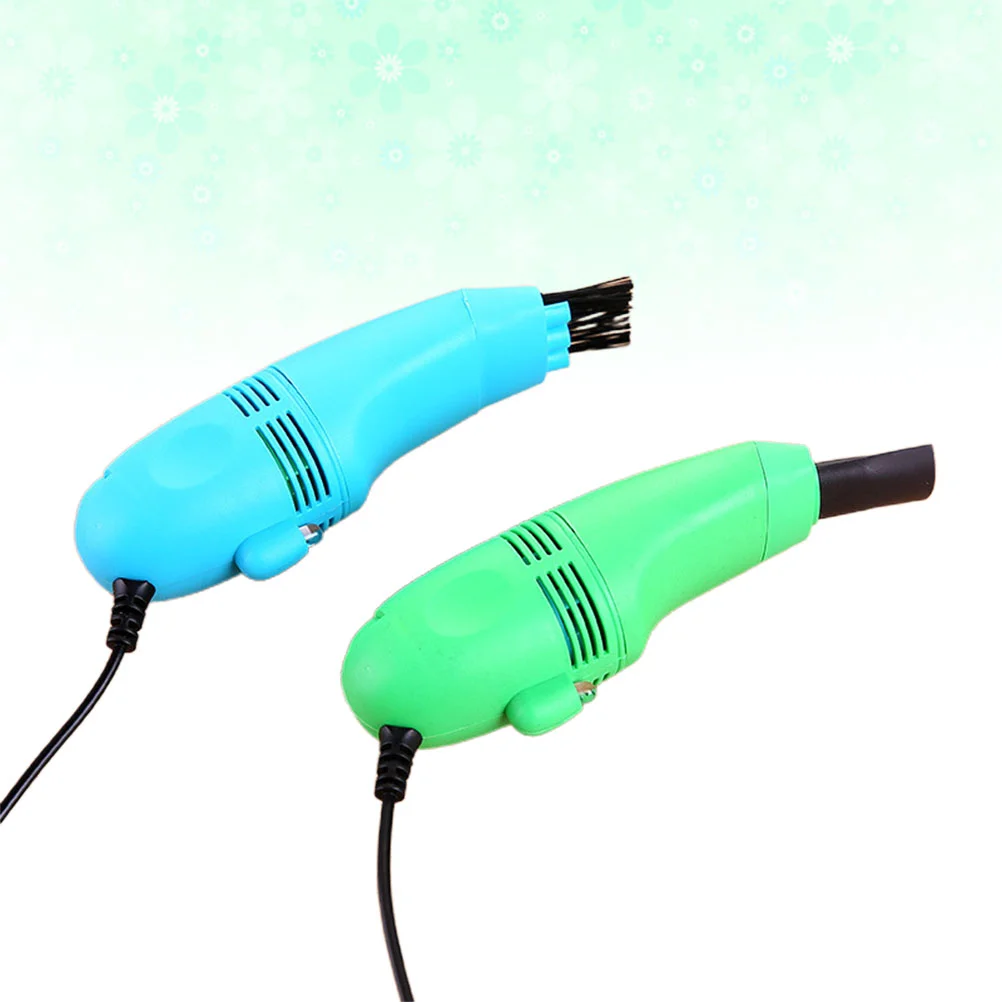 

2Pcs Mini USB Vacuum Cleaner Powerful Keyboard Computer Cleaner Portable Vacuum Cleaning Tool for Car Home (Random Color)