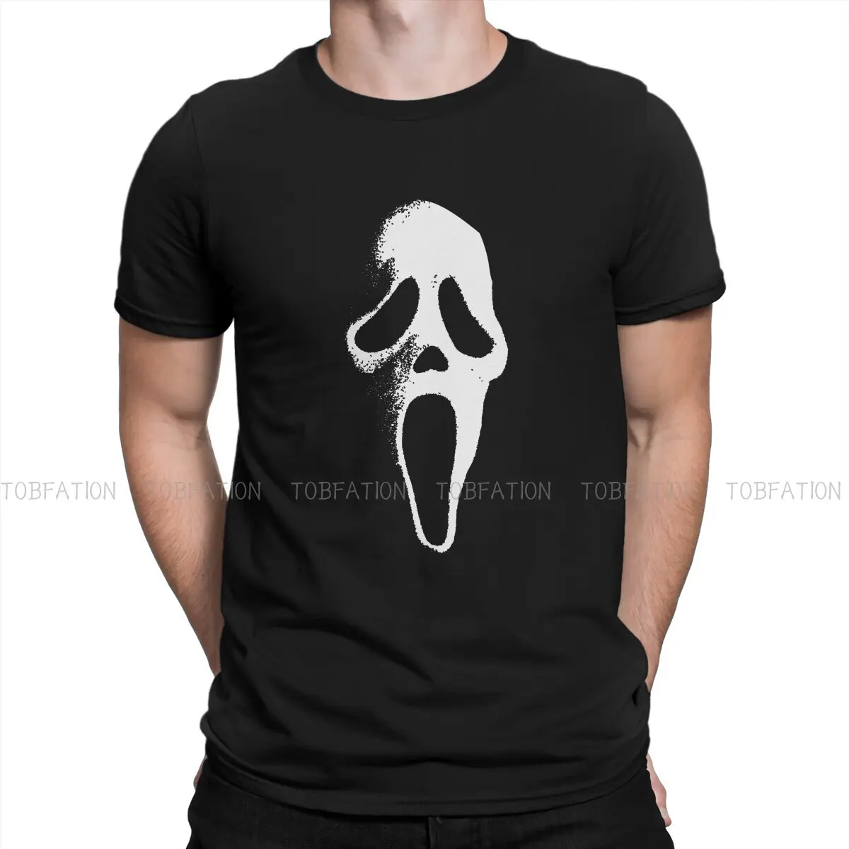 

Scream Gale Weathers Film Newest TShirt for Men Mask Classic Round Neck Basic T Shirt Distinctive Gift Clothes OutdoorWear 6XL