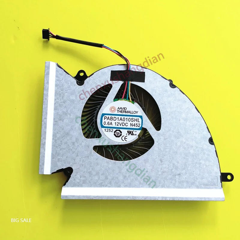Оригинал для MSI/MSI GP76 GE76 WE76 PABD1A010SHL N451 N452 охлаждение вентилятор