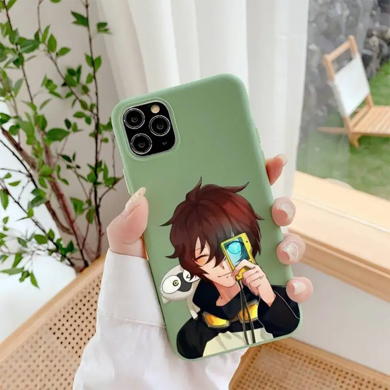 

MaiYaCa Blood Blockade Battlefront Phone Case for iPhone 11 12 13 Mini Pro Xs Max 8 7 6 6S Plus X XR Solid Candy Color Case
