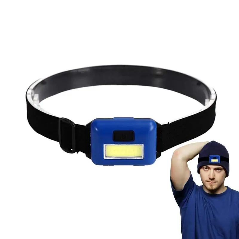 

Налобный мини-фонарь, водонепроницаемый светодиодный уличный фонарь с регулируемой кнопкой, 3 режима, ночная яркая лампа для кемпинга, походов, защиты