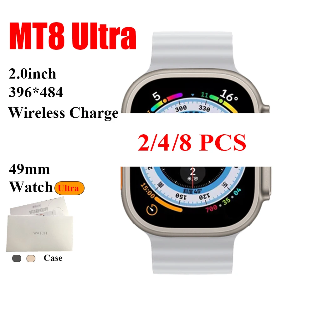 

2022 IWO Watch 8 Series 8 MT8 Ultra Smart Watch 49mm 2.0 inch HD Screen Bluetooth Call NFC Smartwatch For Men women PK DT8 Ultra