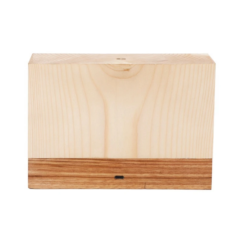 

Night Light Log Wood Light Warm Ambient Lamp For Home Bar Cafe Restaurant ,Desktop Light USB Rechargeable