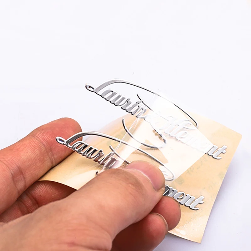 

Наклейка для автомобиля, металлическая, с логотипом Laurin & krance, для Skoda 3, Fabia, Октавия, Рапид Yeti, Kodiaq, Karoq, аксессуары для интерьера