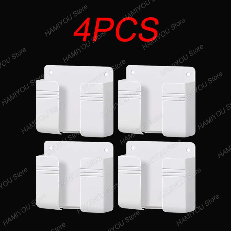 

1-4 шт., настенная коробка для хранения Телефон в коробке. приемный ящик пульта дистанционного управления приём зажима головки провода Шкаф для бытовых вещей Стены прикрепляются к приемной коробке