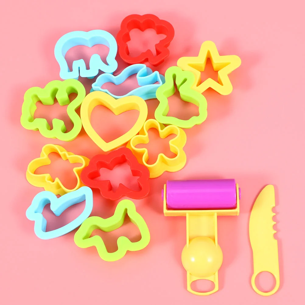 28 шт./компл. пластиковая художественная глина Детская форма ролики игровые