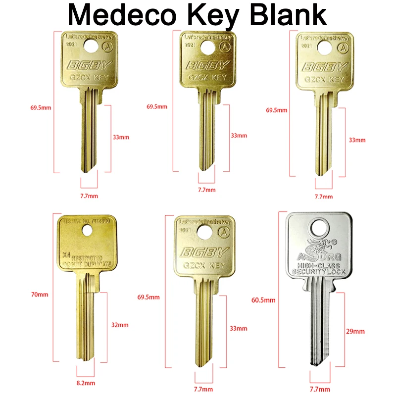 Заготовки Для Ключей подходят для замков Medeco