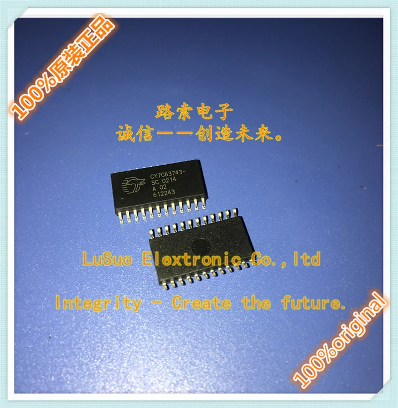 

5pcs original new CY7C63743-SC CY7C63743-SXC CY7C63743 CYPRESS SOP24