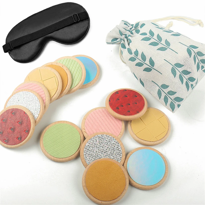 

Montessori Sensory Board Tactile Board Baby Toys Development Montessori Wooden Early Educational Toys For Children 2 Years C64W