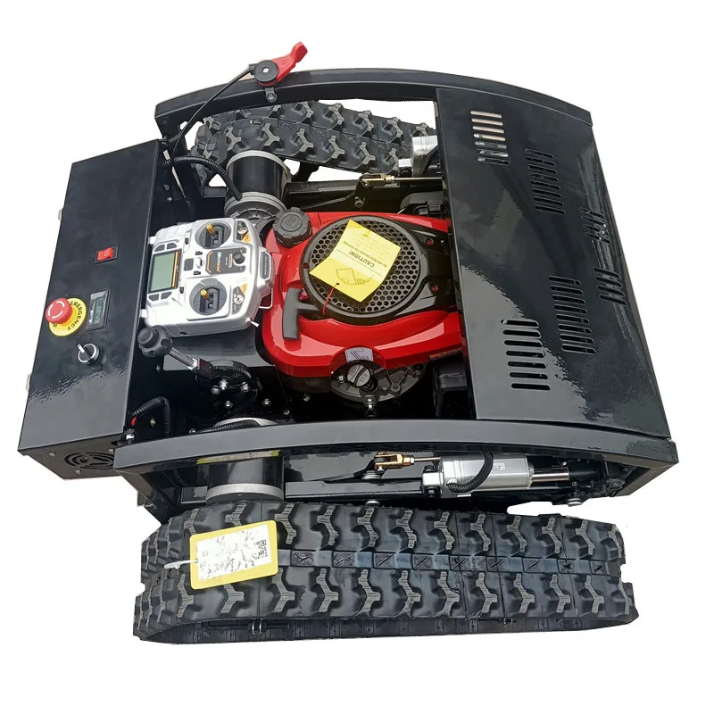 Китайская Небольшая Беспроводная газонокосилка на гусеничном ходу с