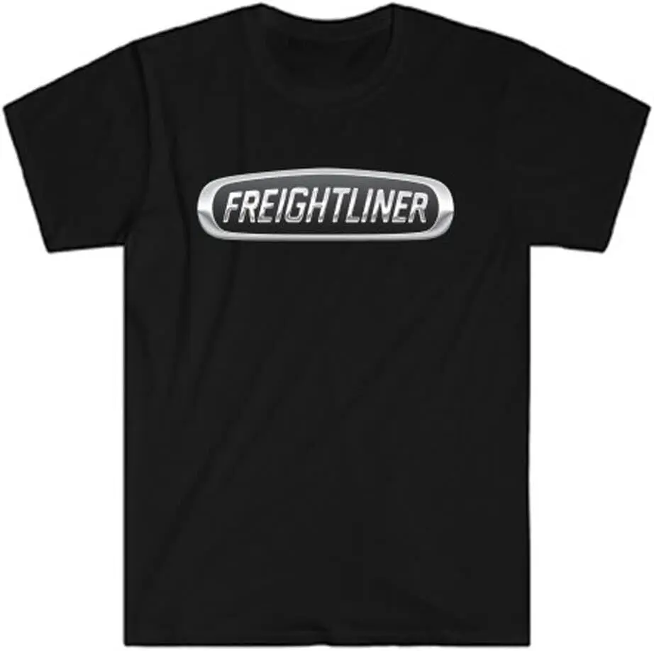 Мужская футболка с логотипом Freightliner Trucking забавная хлопковая на день рождения