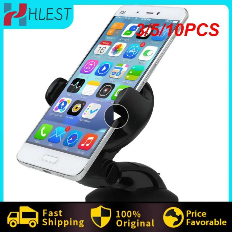 

3/5/10PCS Not Afraid Of Falling Practical Mobile Phone Support Suction Cup Locking Car Phone Holder Universal