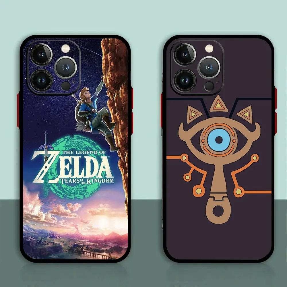 Чехол для телефона Game L-Legends Z-Zelda iPhone 11 12 13 14 15 XS XR X Mini Pro Max Plus
