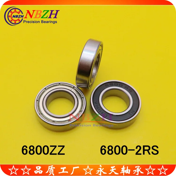 

Подшипниковая сталь или нержавеющая сталь Подшипник S6800ZZ 6800ZZ 6800-2RS L1910 61800 RZ 10*19*5