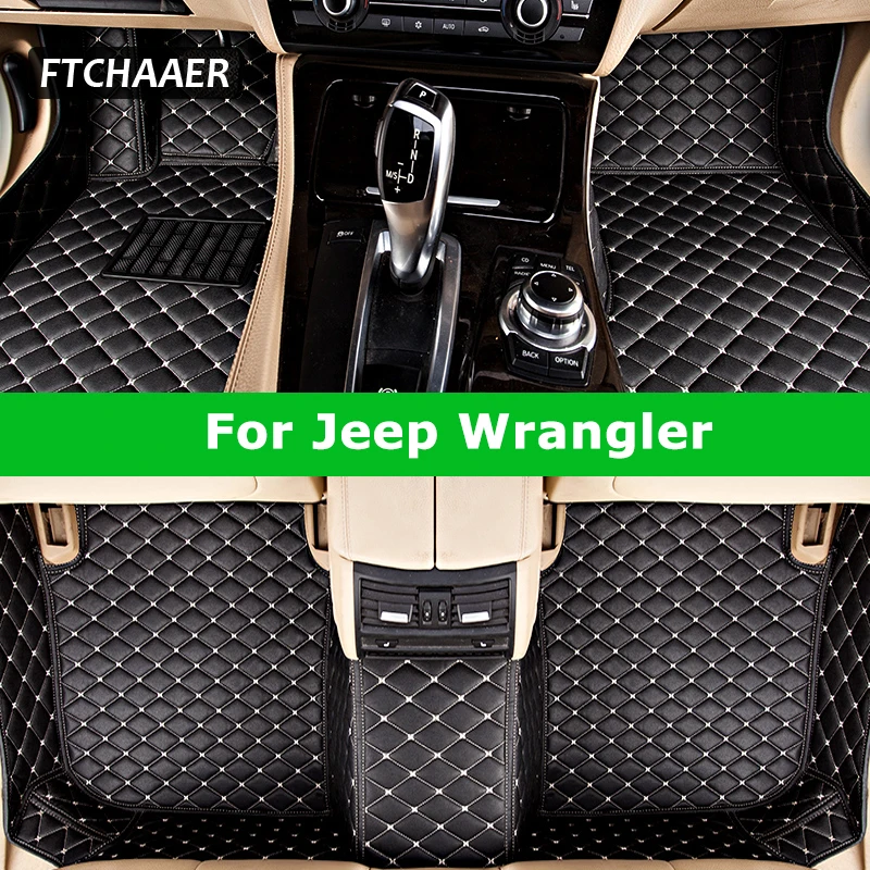 FTCHAAER пользовательские автомобильные коврики для Jeep Wrangler авто ковры аксессуары