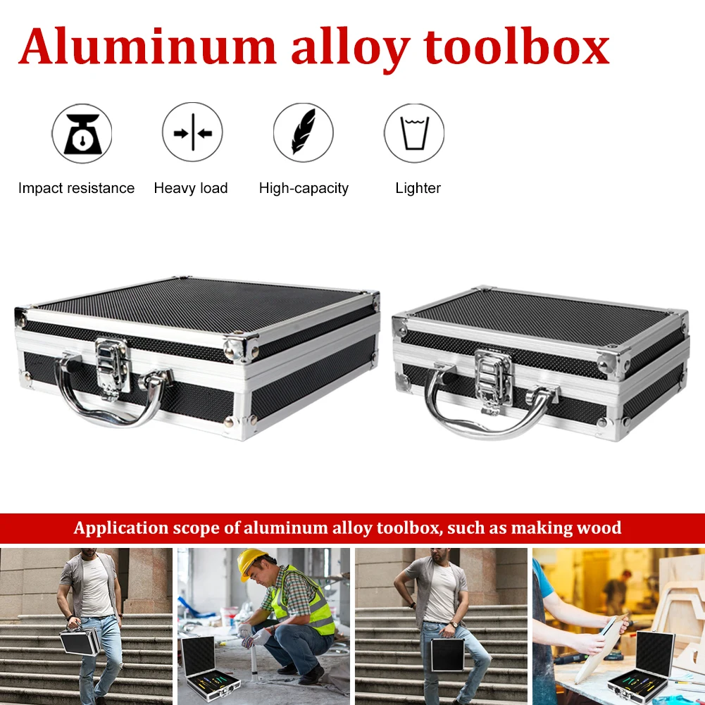 Новинка 2022 яркий ящик для инструментов из алюминиевого сплава чехол хранения