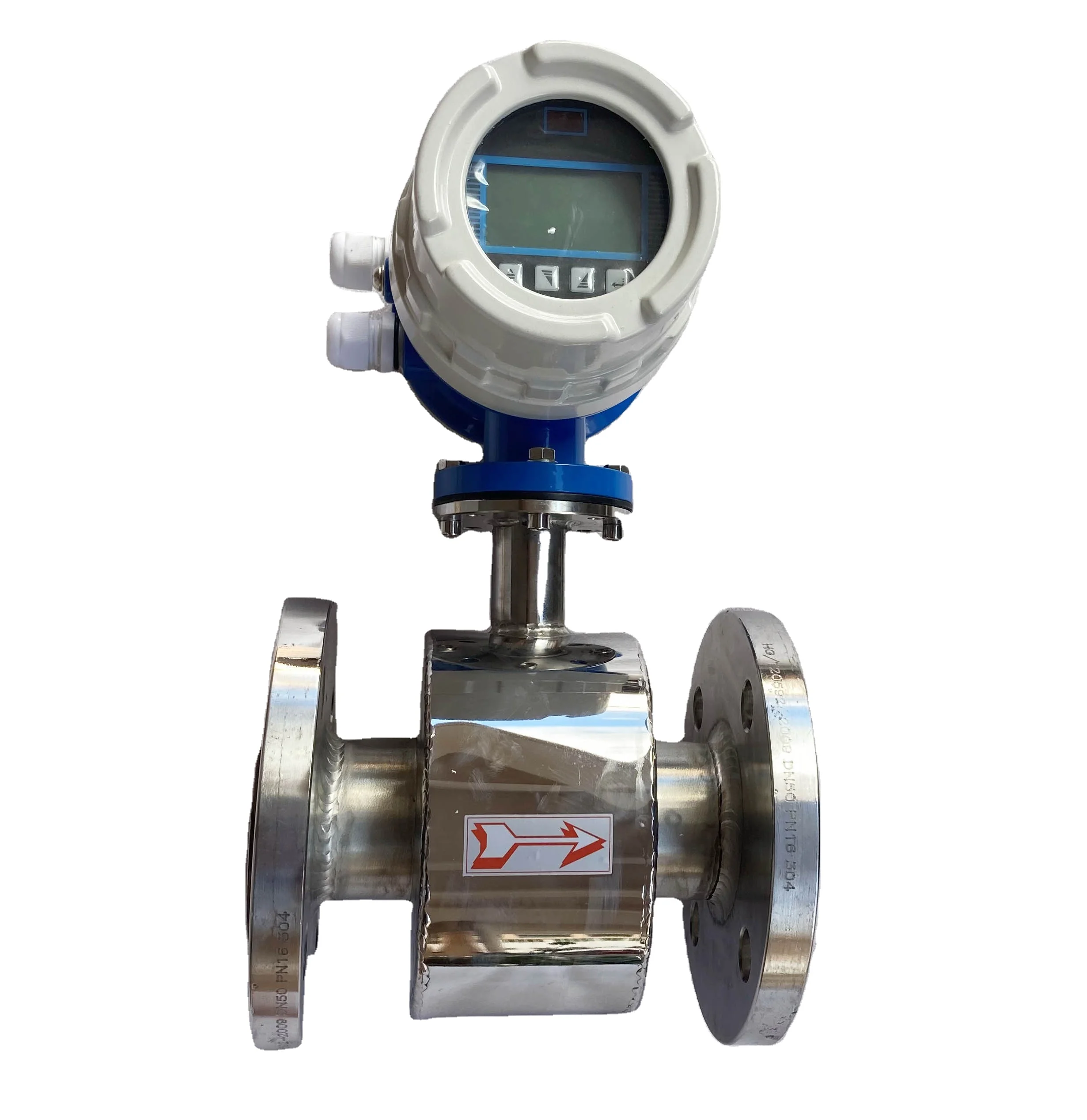 

SUS 304 Smart Electromagnetic Flow Meter Sewage Pipeline Hydraulic Diesel Magnetic Flowmeter Liquid Water Stainless Steel