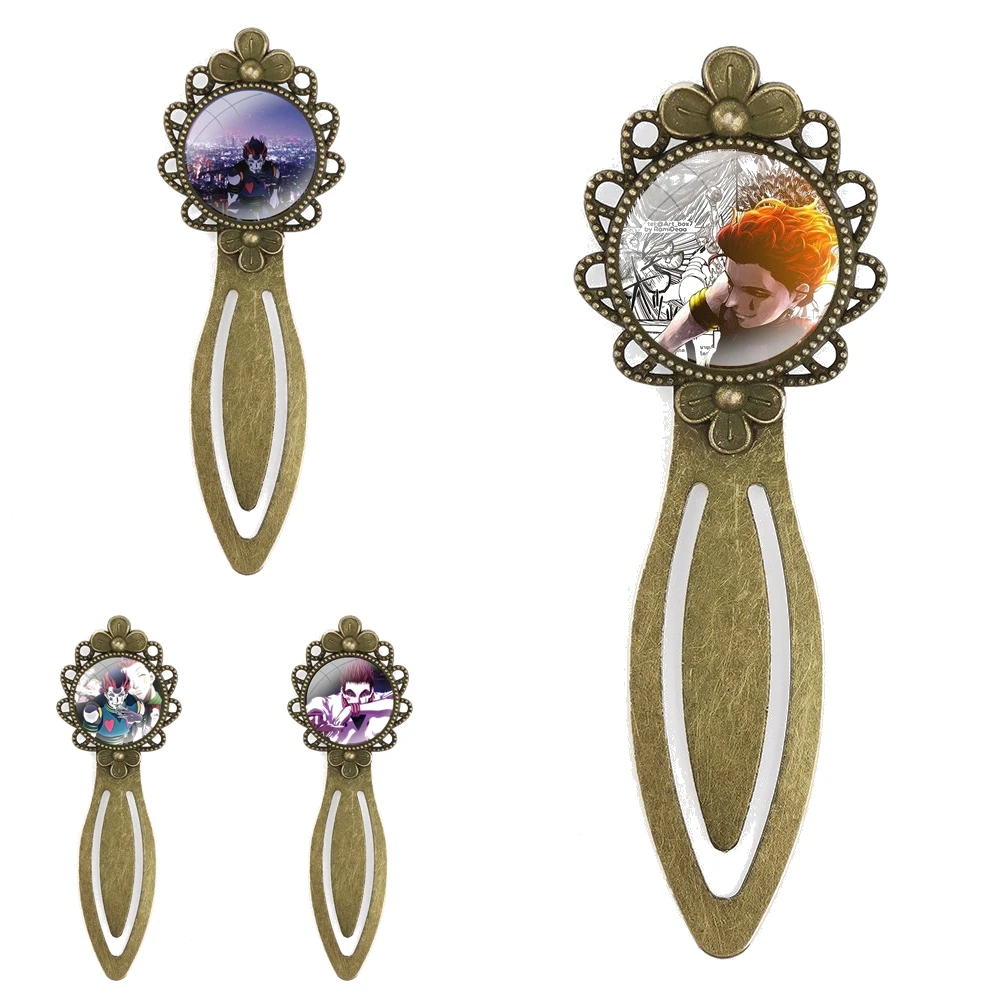 

Модные креативные металлические закладки Hisoka Hunter с мультяшным дизайном, подарок для друзей, канцелярские принадлежности для школы и офиса